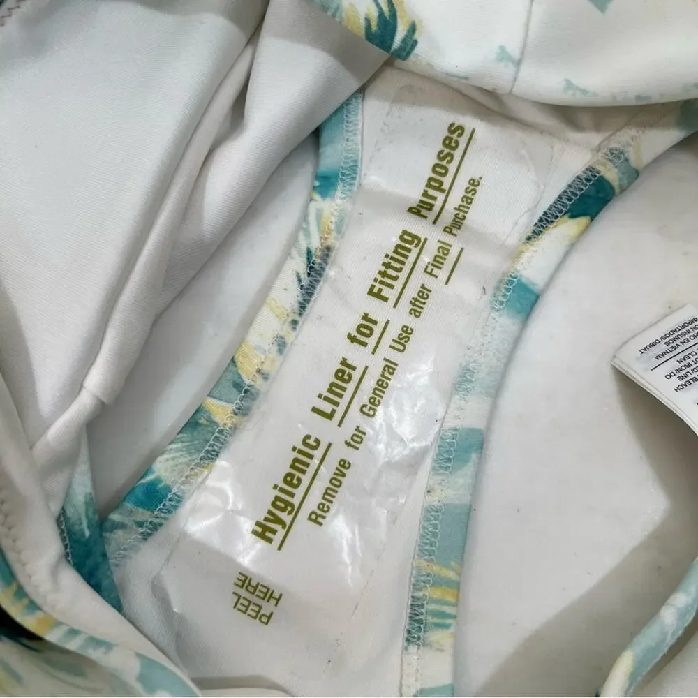Old Navy NWT Tropical Print High Waist‎ Swim Bikini Bottoms Size Small